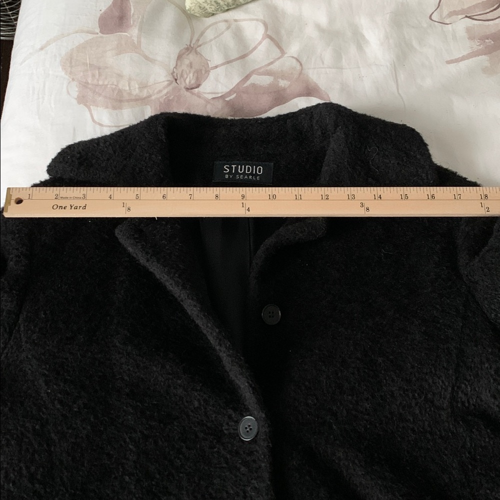 Studio Women's Classic Black Teddy Jacket - Picture 10 of 10
